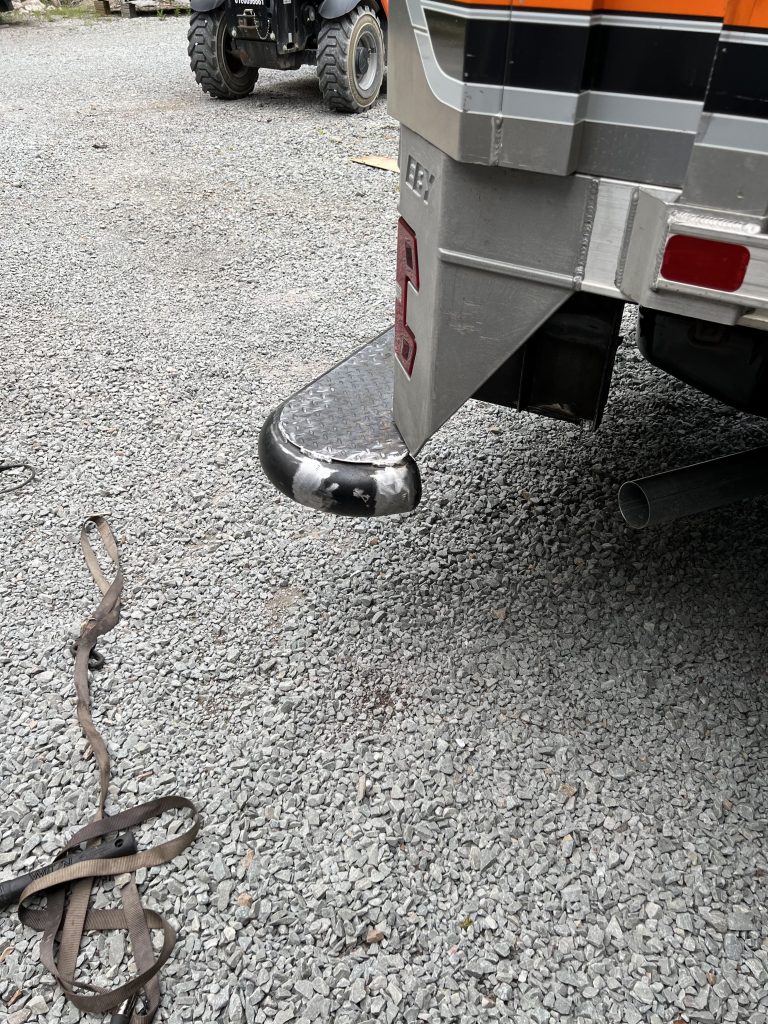 Welded truck repair